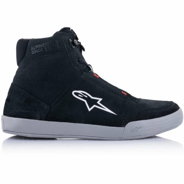 SCARPE MOTO CHROME SHOES BLK  ALPINESTARS CHROME NERO/BIANCO