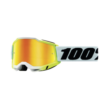 OCCHIALI MOTO CROSS ENDURO 100% ACCURI 2 GOGGLE DUNDER SMOKE