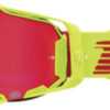 OCCHIALI MOTO CROSS ENDURO 100% ARMEGA HIPER GOGGLE SOLARIS MIRROR RED