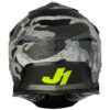 CASCO MOTO CROSS CAMO GIALLO FLUO NERO OPACO JUST1 J39 KINETIC