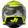 CASCO MOTO CROSS JUST1 J39 KINETIC CAMO LIME GIALLO FLUO OPACO