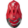 CASCO MOTO CROSS CAMO NERO ROSSO FLUO OPACO JUST1 J39 KINETIC