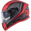 Casco Moto Integrale Givi 50.6 Stoccarda Blades Nero Opaco Rosso