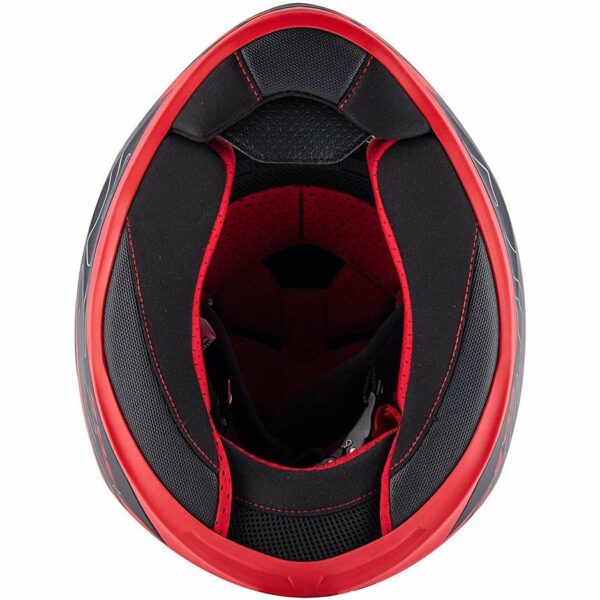 Casco Moto Integrale Givi 50.6 Stoccarda Blades Nero Opaco Rosso