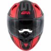 Casco Moto Integrale Givi 50.6 Stoccarda Blades Nero Opaco Rosso