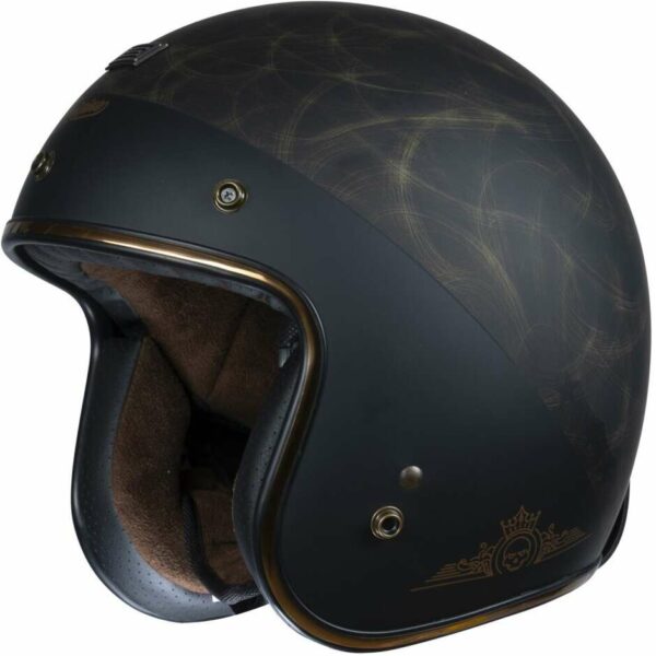 CASCO MOTO JET PRIMO ORIGINE PRIMO ROCKER BRONZO OPACO