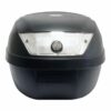 BAULETTO MOTO/SCOOTER 28L NERO 39x39x29cm (1 Casco) Fornito di Piastra