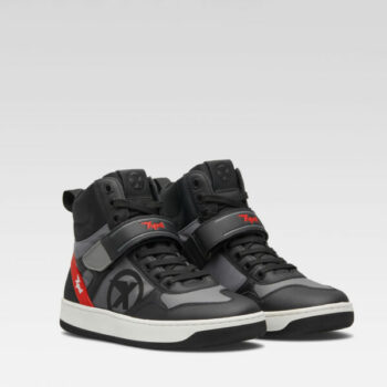 SNEAKERS MOTO PRO TECHNICHE XPD S111 ANTRACITE/ROSSO