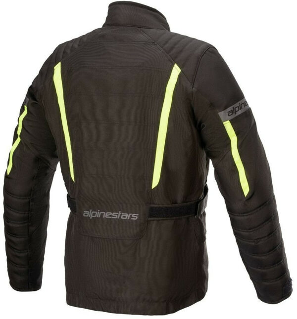 GIACCA MOTO ALPINESTARS GRAVITY DRYSTAR JACKET NERO GIALLO FLUO