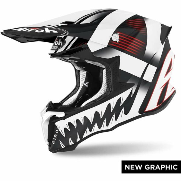 Casco Moto Cross Enduro Airoh TWIST 2.0 MASK Opaco