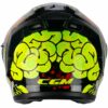 Casco Moto Jet CGM 127X DEEP FREAKER Nero Giallo fluo