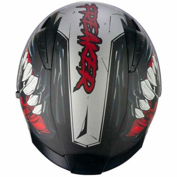 Casco Moto Jet CGM 127X DEEP FREAKER Nero Rosso opaco