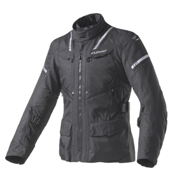 GIACCA CLOVER MOTO DONNA 3 STRATI SAVANA 3 WP NERO