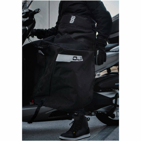 Coprigambe Imbottito Universale Per Scooter Oj Atmosfere C013 FAST PLUS Nero