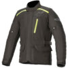 GIACCA MOTO ALPINESTARS GRAVITY DRYSTAR JACKET NERO GIALLO FLUO