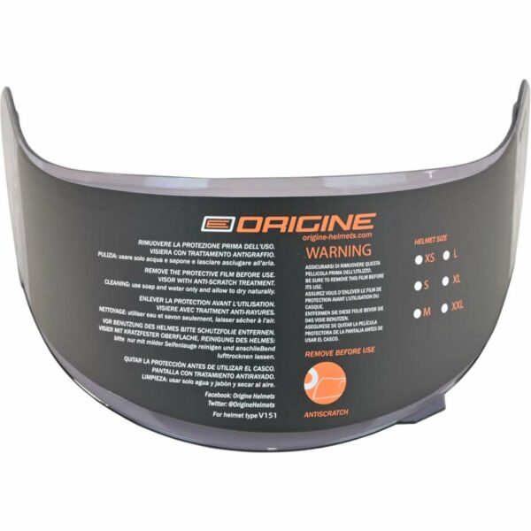 Visiera Fumè per Casco Origine DINAMO