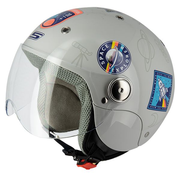 Casco Bambino/a Sifam S775 Space Explorer Child - GRIGIO