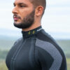 MAGLIA INTIMA MANICHE LUNGHE SEAMLES DRYAM SPARK  BRIO Heavy Nero