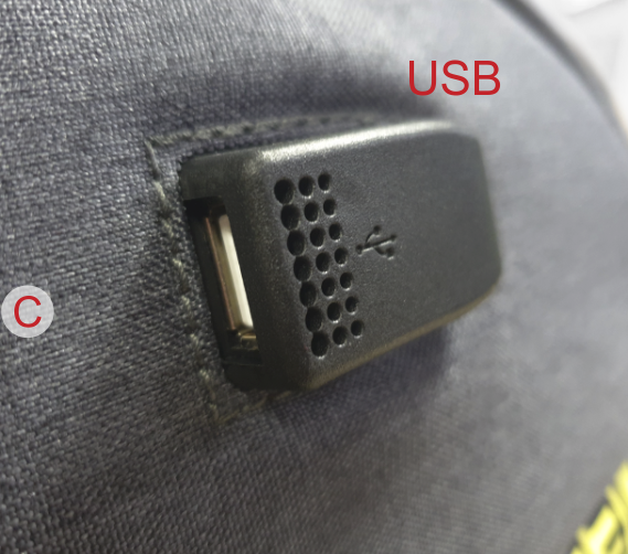 ZAINO MOTO WATERPROOF ONEDESIGN CON USB