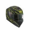 CASCO MOTO AGV K5 MULTI HERO BLACK YELLOW FLUO