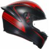 CASCO MOTO INTEGRALE AGV K1 S WARMUP MATT BLACK/RED E2206