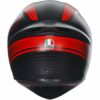 CASCO MOTO INTEGRALE AGV K1 S WARMUP MATT BLACK/RED E2206