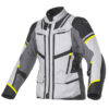 Giacca Moto Clover Savana 3 Wp Giallo Grigio