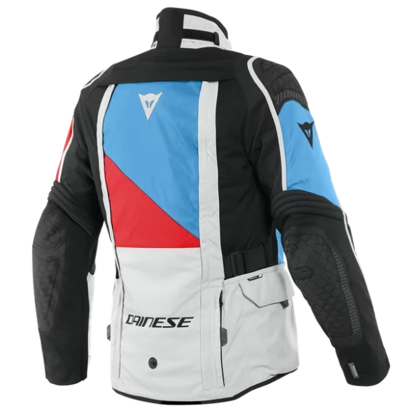 GIACCA DAINESE D-EXPLORER 2 GORE-TEX GLACIER-GRAY / BLUE / LAVA-RED / BLACK