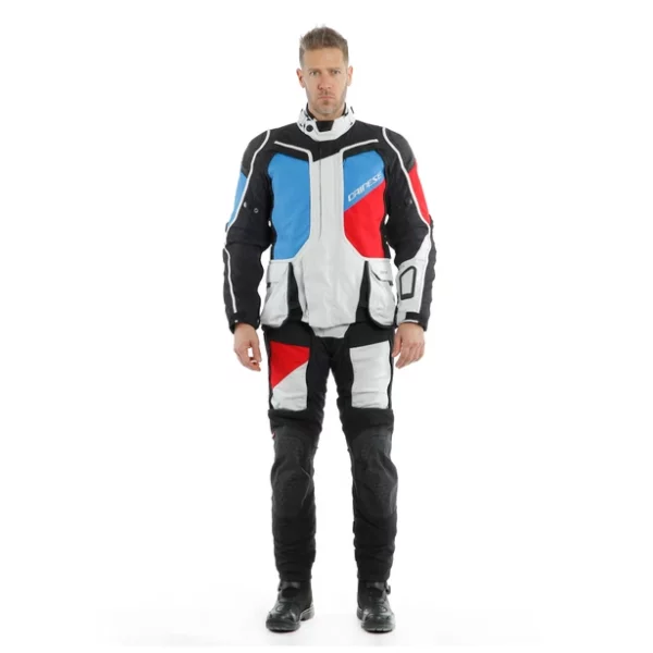 GIACCA DAINESE D-EXPLORER 2 GORE-TEX GLACIER-GRAY / BLUE / LAVA-RED / BLACK