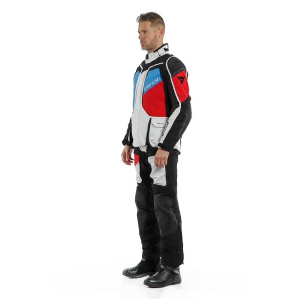 GIACCA DAINESE D-EXPLORER 2 GORE-TEX GLACIER-GRAY / BLUE / LAVA-RED / BLACK