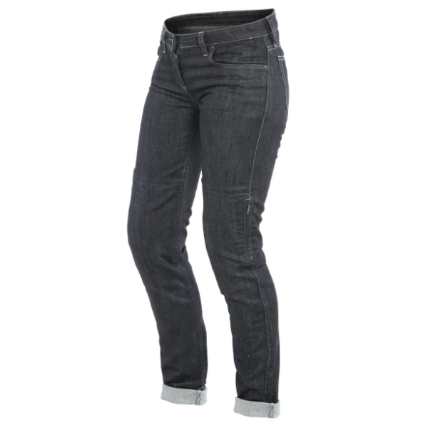 JEANS MOTO DONNA DAINESE  DENIM SLIM LADY BLU
