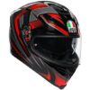 CASCO MOTO AGV K5 S MULTI HURRICANE 2.0 BLACK RED
