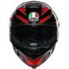 CASCO MOTO AGV K5 S MULTI HURRICANE 2.0 BLACK RED