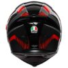 CASCO MOTO AGV K5 S MULTI HURRICANE 2.0 BLACK RED