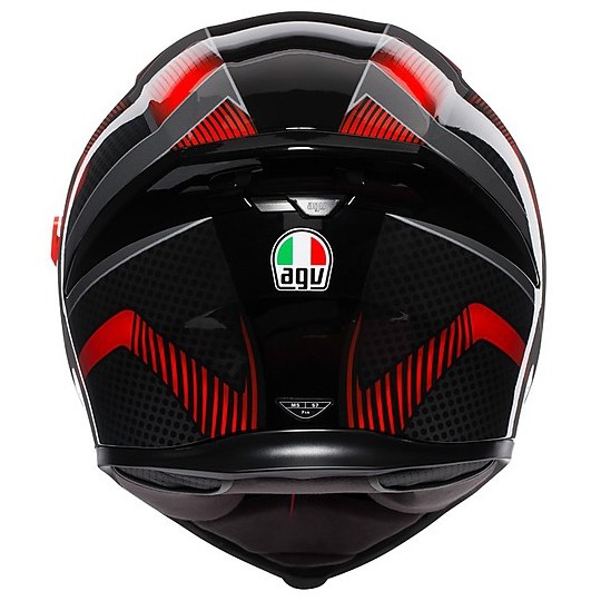 CASCO MOTO AGV K5 S MULTI HURRICANE 2.0 BLACK RED
