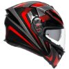 CASCO MOTO AGV K5 S MULTI HURRICANE 2.0 BLACK RED