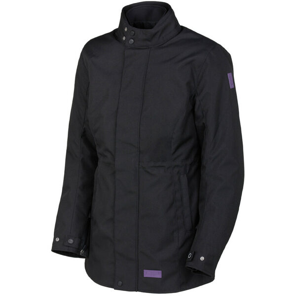 Giacca Moto Donna Impermeabile Urbana STYLISH  Nero