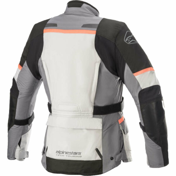 Giubbotto Donna Moto In Tessuto Alpinestars STELLA ANDES v3 Drystar Ghiaccio Grigio Scuro Nero