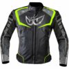 Giubbotto Moto in Tessuto Tecnico Berik 2.0 Lady NJ-193329 CE WP Nero Giallo Fluo