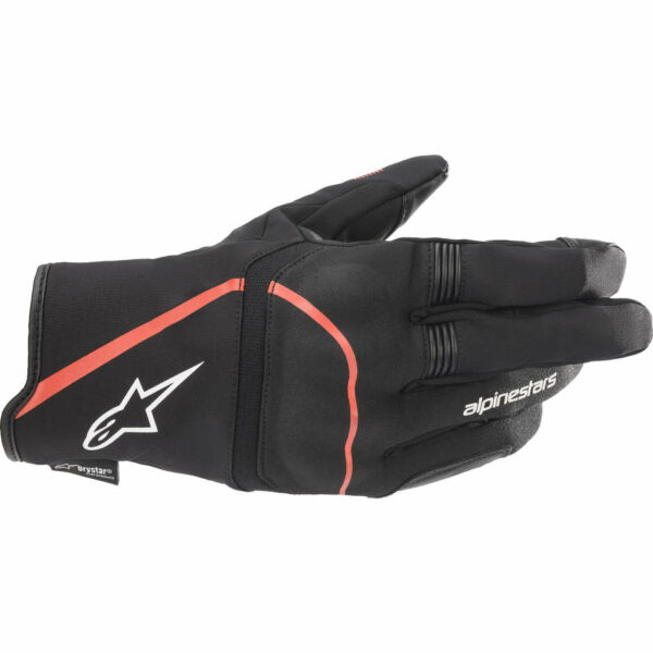 Guanti Moto In Tessuto Alpinestars SYNCRO v2 Drystar Nero Rosso Fluo