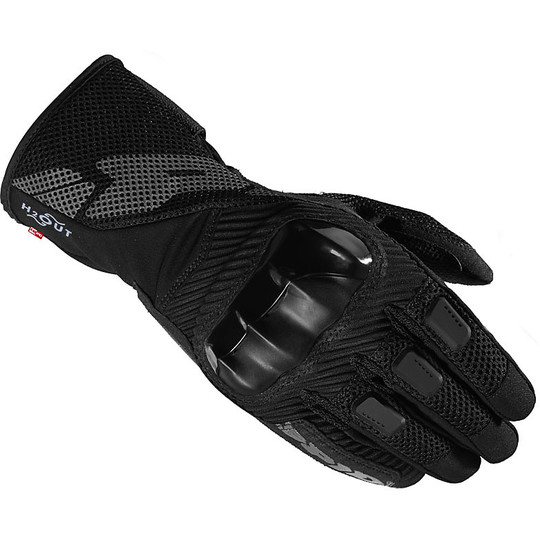 Guanti Moto In Tessuto Touring H2Out Spidi RAINSHIELD Nero