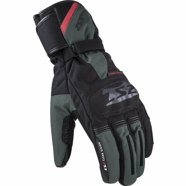 GUANTI MOTO INVERNALI IMPERMEABILI LS2 SNOW WP NERO VERDE