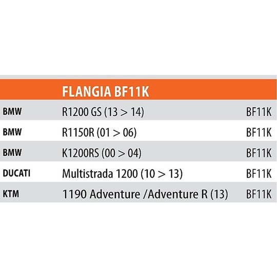 Kit Attacco Per Borsa Kappa/Givi  BF11K Per Tanklock