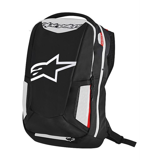 Zaino Tecnico Alpinestars City Hunter Tech Nero Bianco Rosso