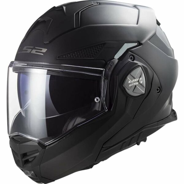 Casco Modulare In HPFC Omologato P/J Ls2 FF901 ADVANT X Solid Nero Opaco