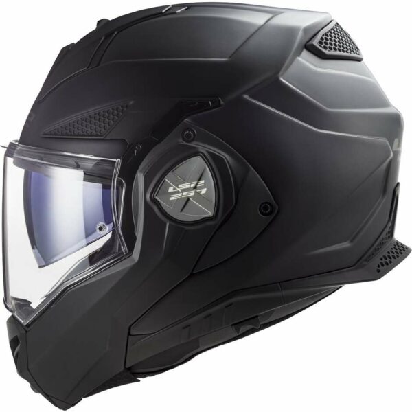 Casco Modulare In HPFC Omologato P/J Ls2 FF901 ADVANT X Solid Nero Opaco