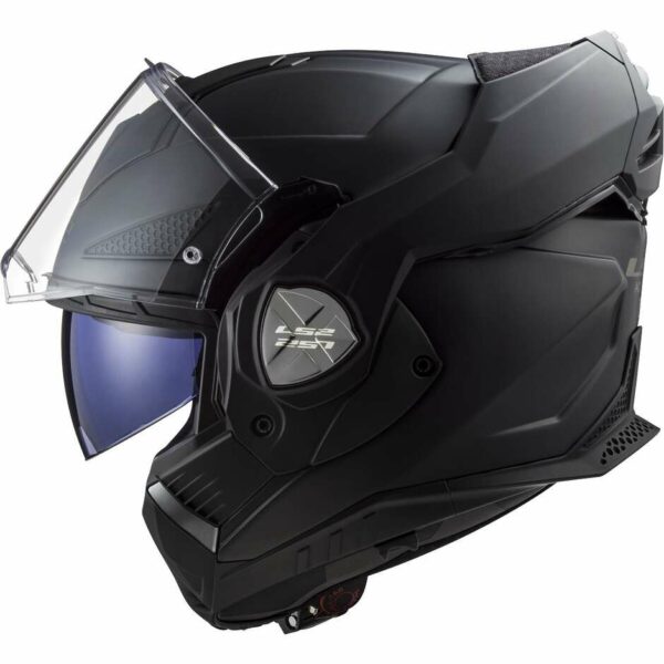 Casco Modulare In HPFC Omologato P/J Ls2 FF901 ADVANT X Solid Nero Opaco