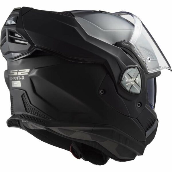 Casco Modulare In HPFC Omologato P/J Ls2 FF901 ADVANT X Solid Nero Opaco