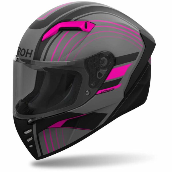 Casco Moto Integrale Airoh CONNOR ACHIEVE Rosa Opaco