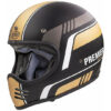 Casco Moto Integrale Vintage Premier MX BL19 BM Nero Oro Opaco